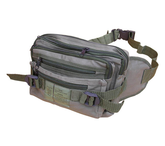 Army Military Combat Travel Waist Bum Bag Money Utility Belt Pack Green ...