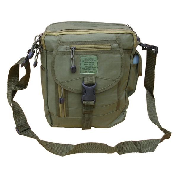 Army Surplus Military Canvas Combat Bag Utility Shoulder Travel Zip Bum ...