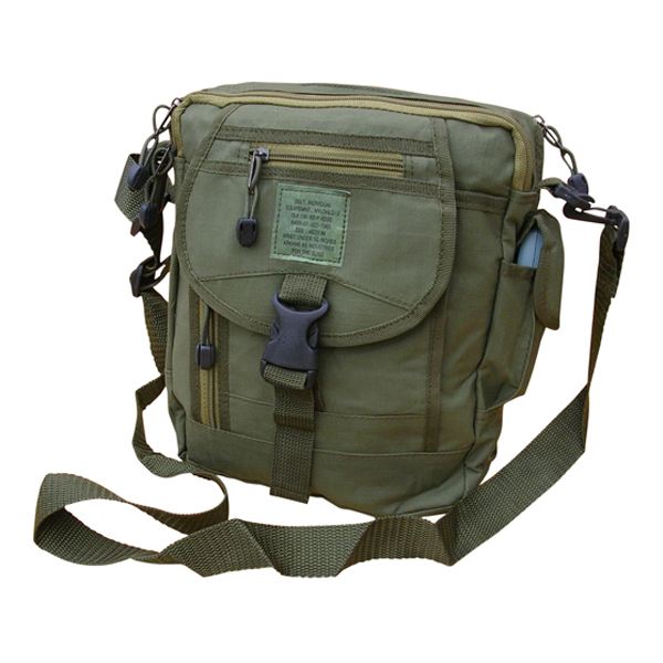 Army Surplus Military Canvas Combat Bag Utility Shoulder Travel Zip Bum ...