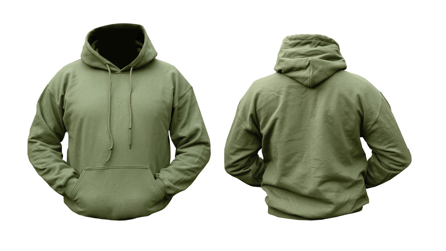 plain olive green hoodie