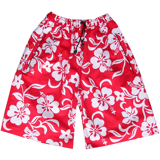 flower swim trunks